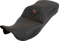 SADDLEMEN Extended Reach RoadSofa Seat for Motorcycle (w/o Backrest)