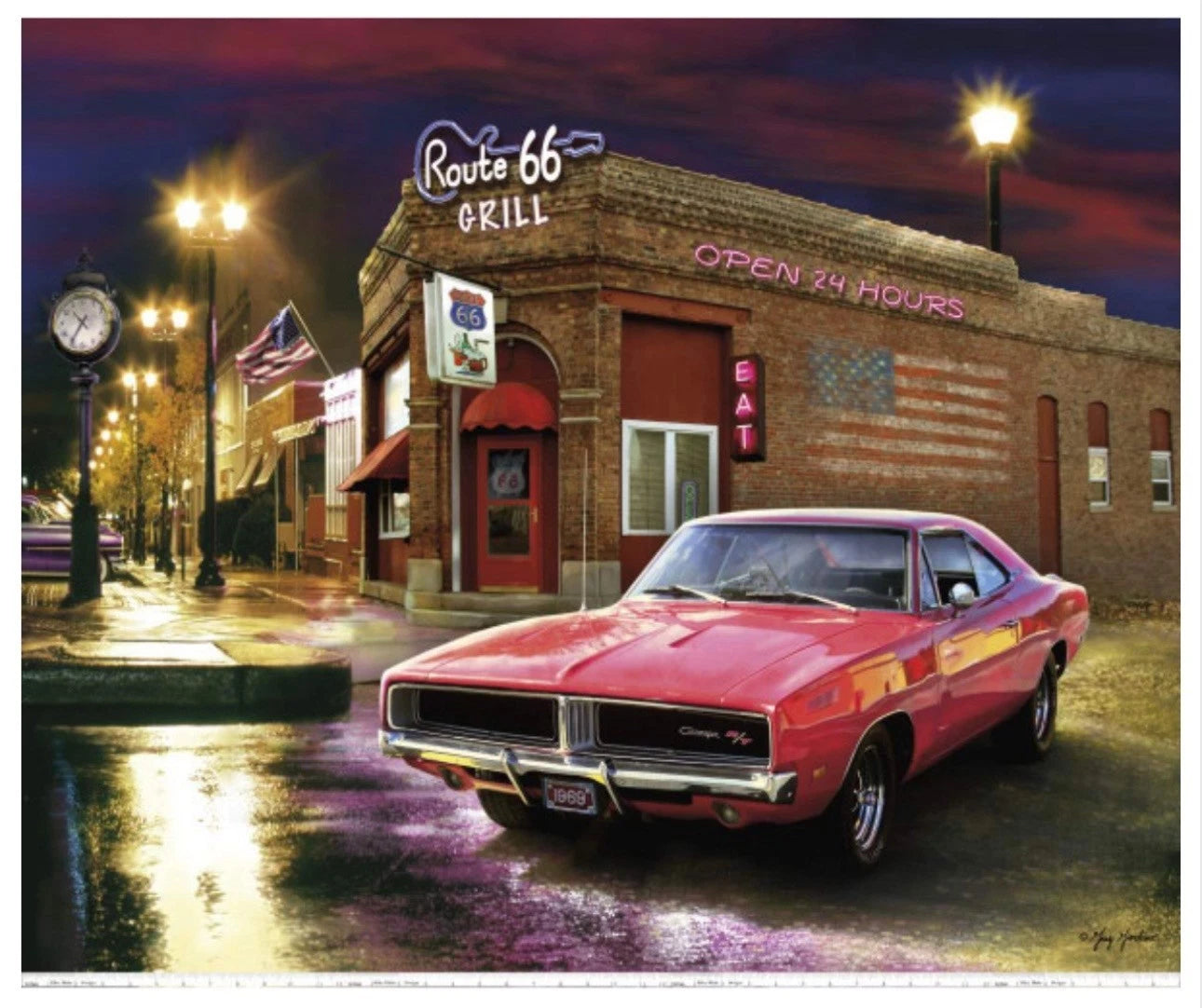 Rt 66 Grill for Classic Muscle Car (Vintage)