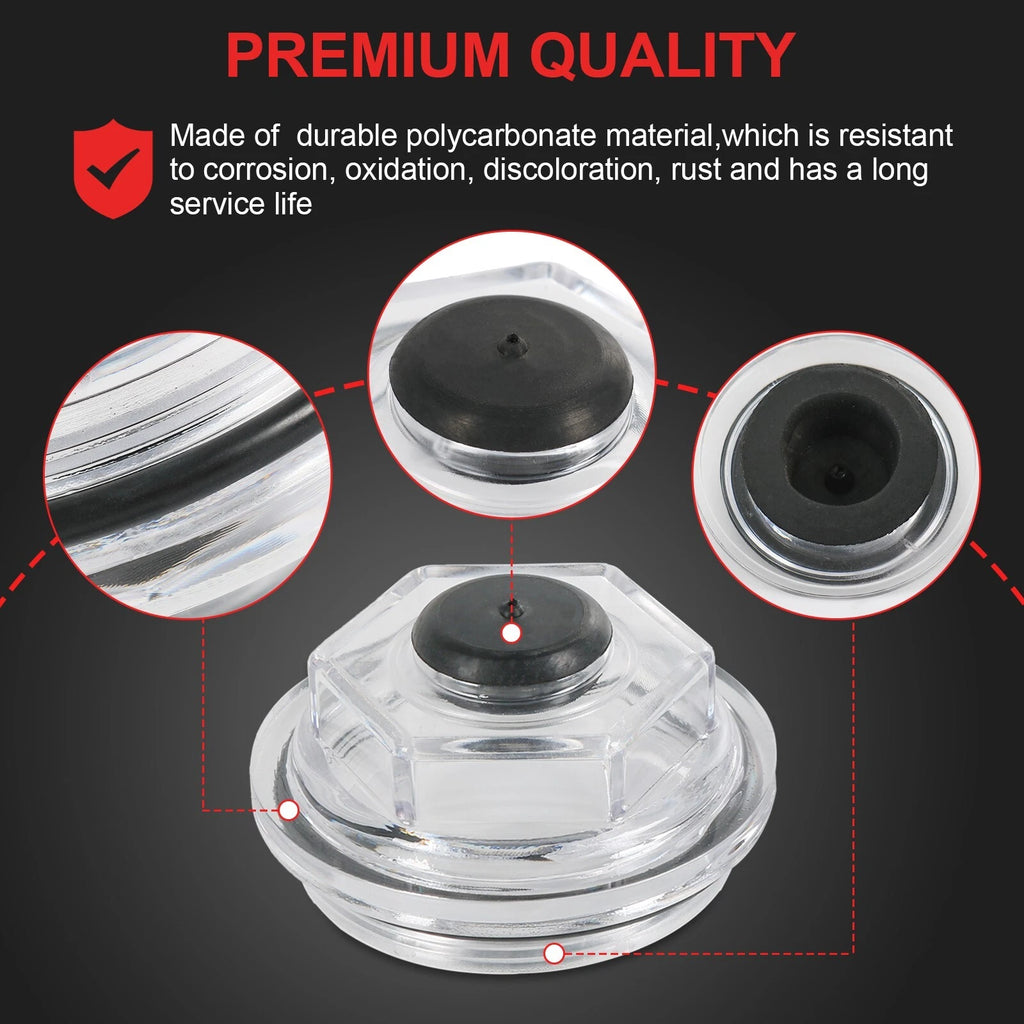 Set of 4 Oil Bath Caps for Dexter Trailer Axles (21-35 LCI 8000#)