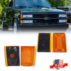 Amber Side Marker Lights for Chevrolet C/K 1500 2500 3500 Suburban Blazer (1988–1993)