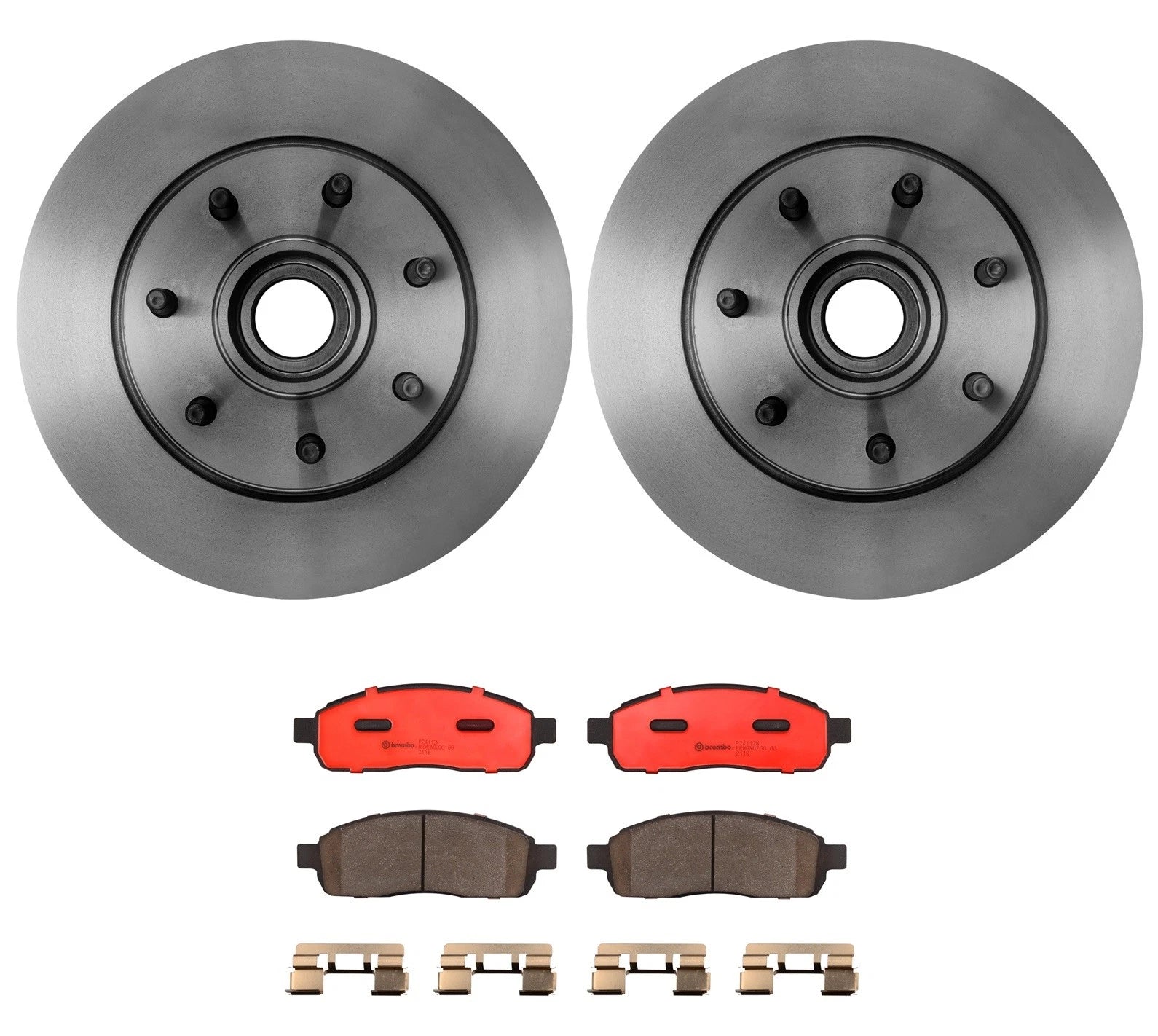 Brembo Front Brake Kit Ceramic Pads Disc Rotors for Ford F150 (2015–2023)