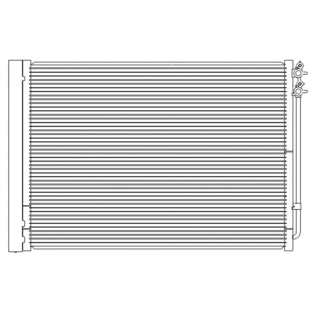 Replacement A/C Condenser Repair Part For 2014-2015 BMW 5 Series (2011+)