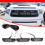 3X Smoke Amber LED Grille Running Light Kit for Tundra (2014–2021)