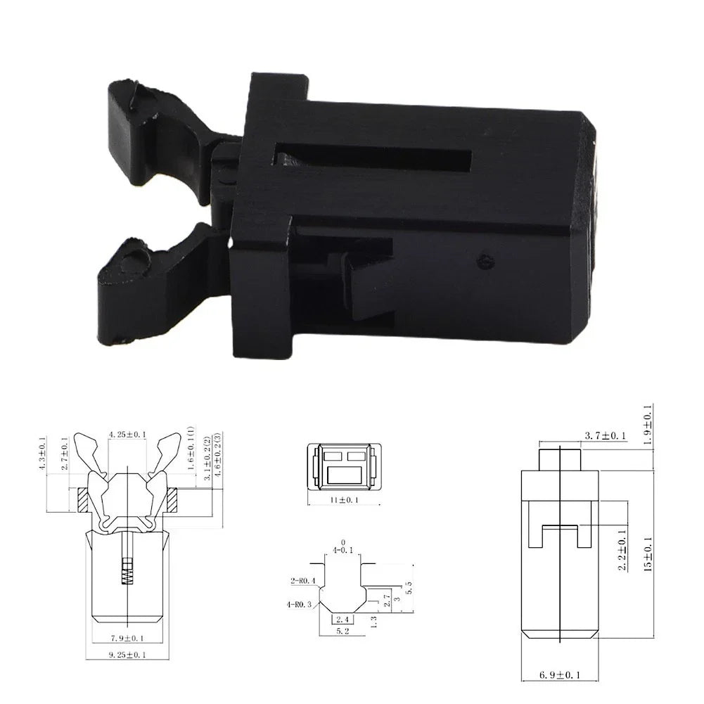 Replacement Car Sunglasses Holder Overhead Console Latch for Most Trash