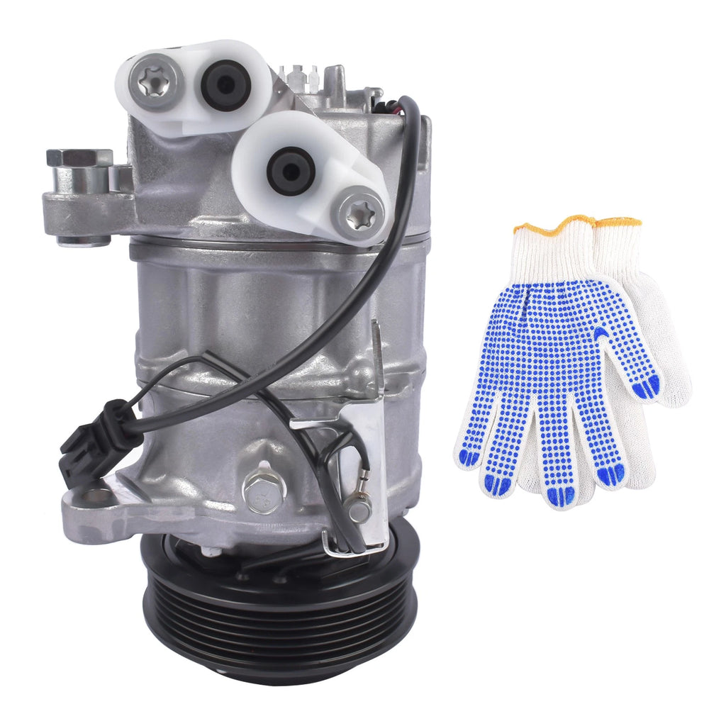 A/C Compressor with 6-Groove Pulley for BMW 230i 330i 320i X3 M340i (2017–2020)