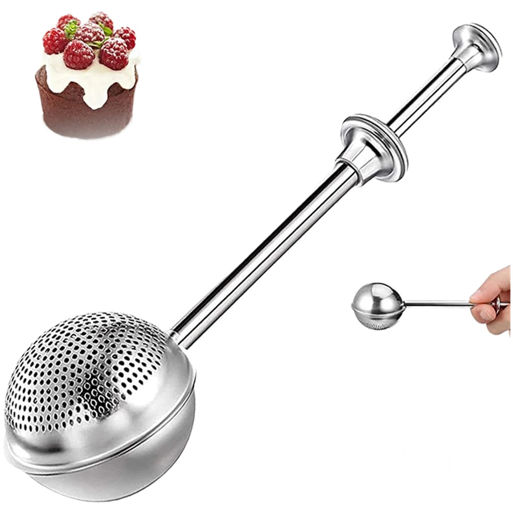 304 Stainless Steel Flour Sifter 180 x 5.1cm for Baking