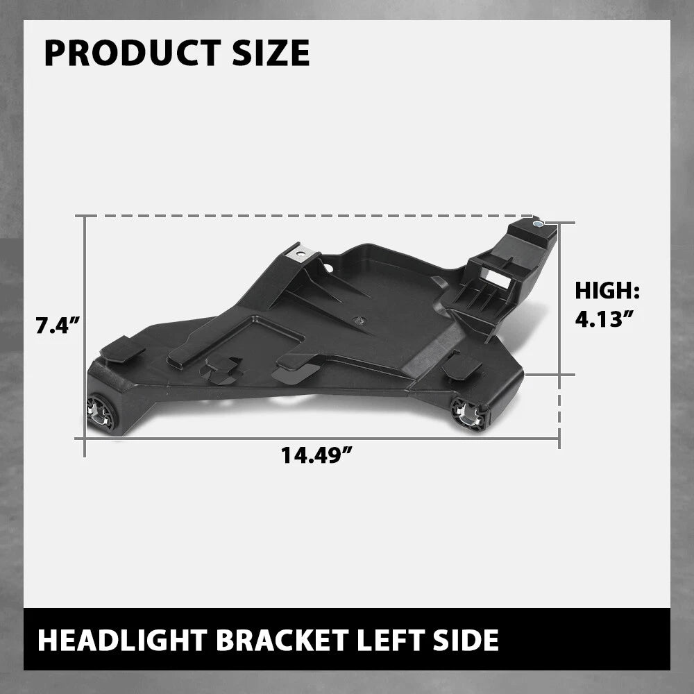 Front Headlight Mounting Plate Bracket for Audi Q5 SQ5 (2013–2017)