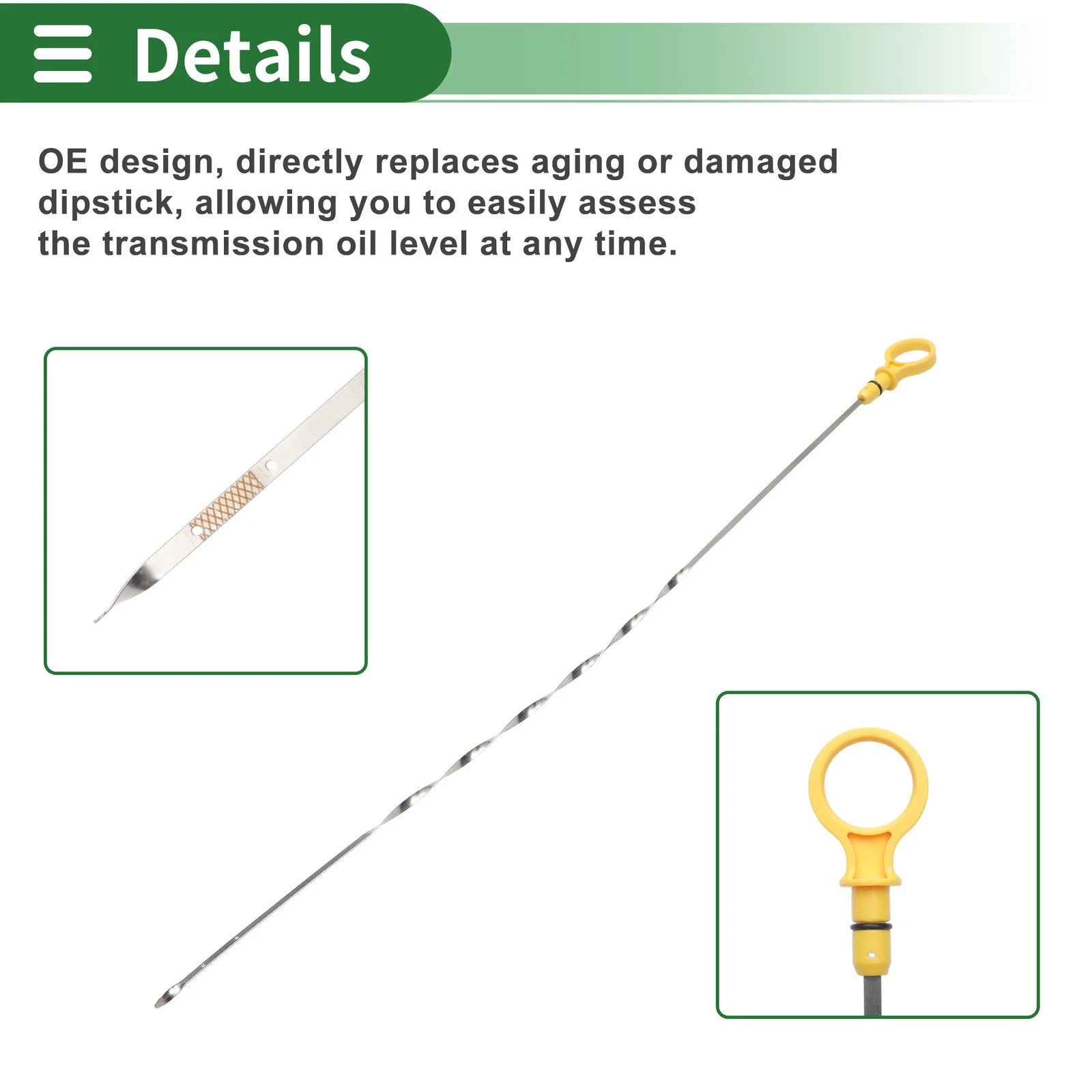 Oil Level Dipstick No. 3M4E6750AD for Ford Escape V6 3.0L (2003–2004)