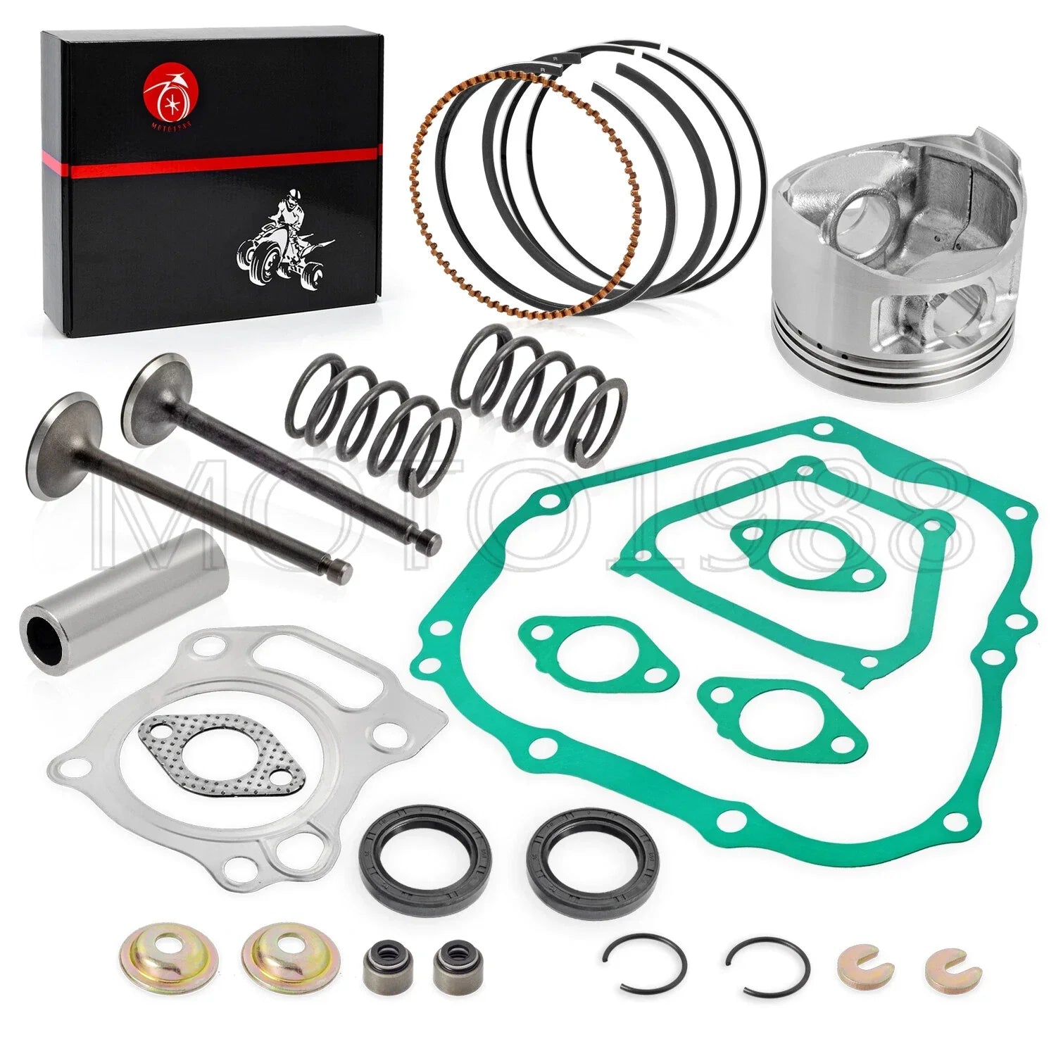Engine Top End Rebuild Kit Piston Valve for Yamaha Golf Cart G16 (1996–2002)