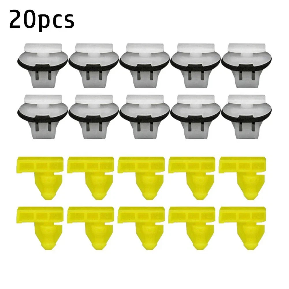 20pcs/set Plastic Moulding Clips for Nissan Juke (2010–2019)