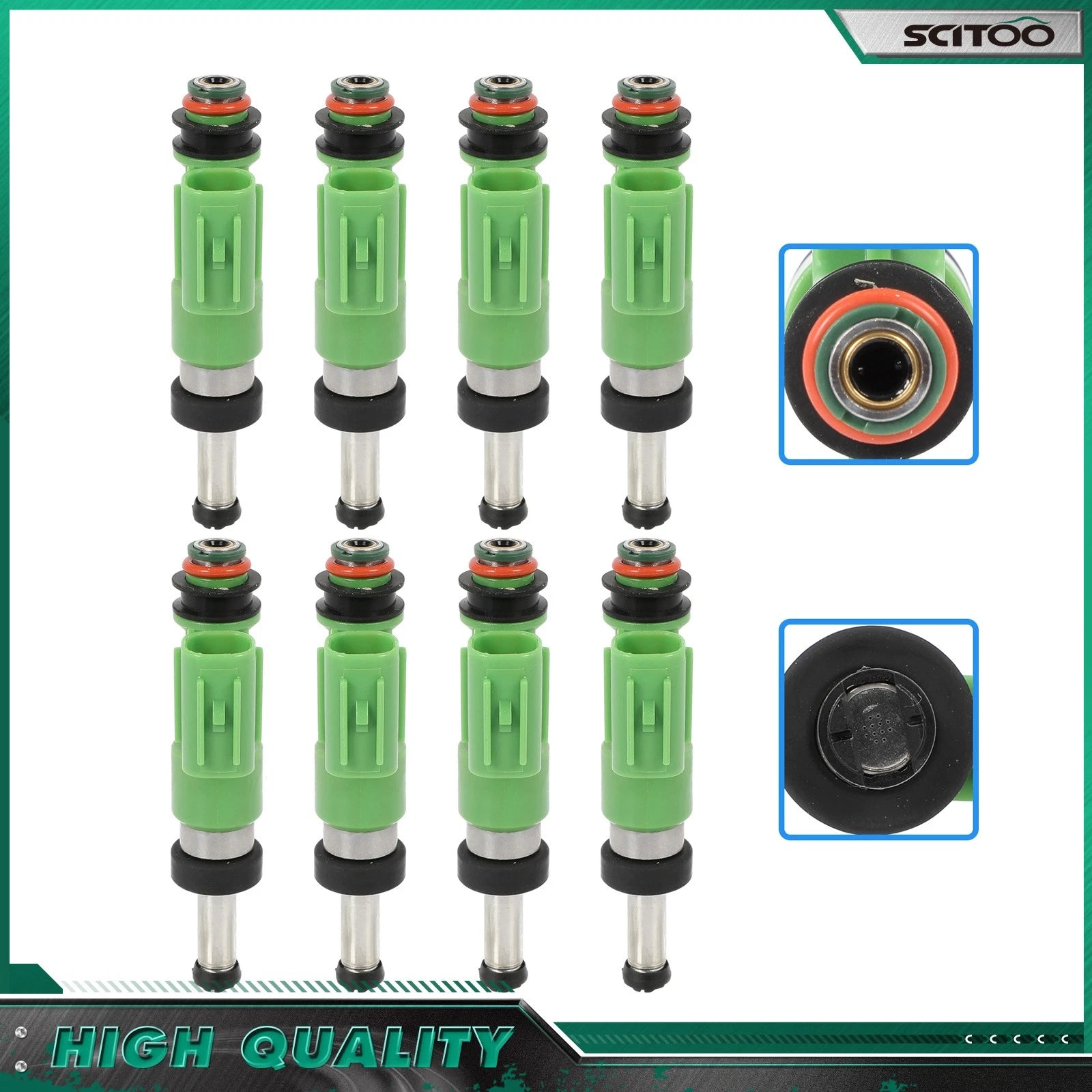 8pcs Fuel Injectors for Toyota Tundra (2007–2008) 5.7L 232503810