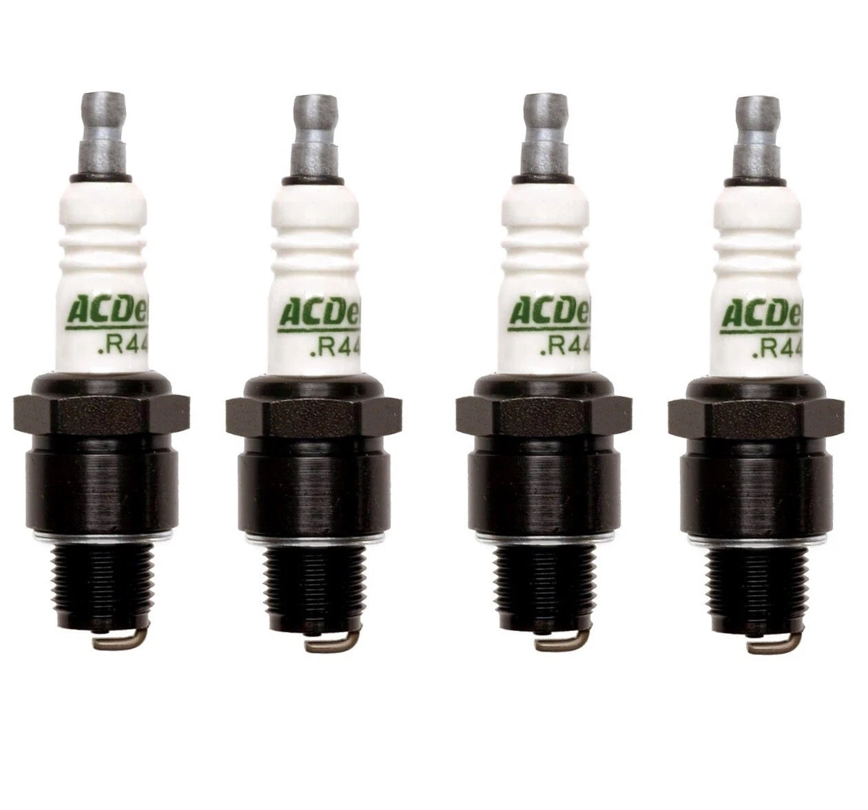 Set of 4 Spark Plugs for Fiat Ford Peugeot Mercedes Citroen Renault (4CYL)
