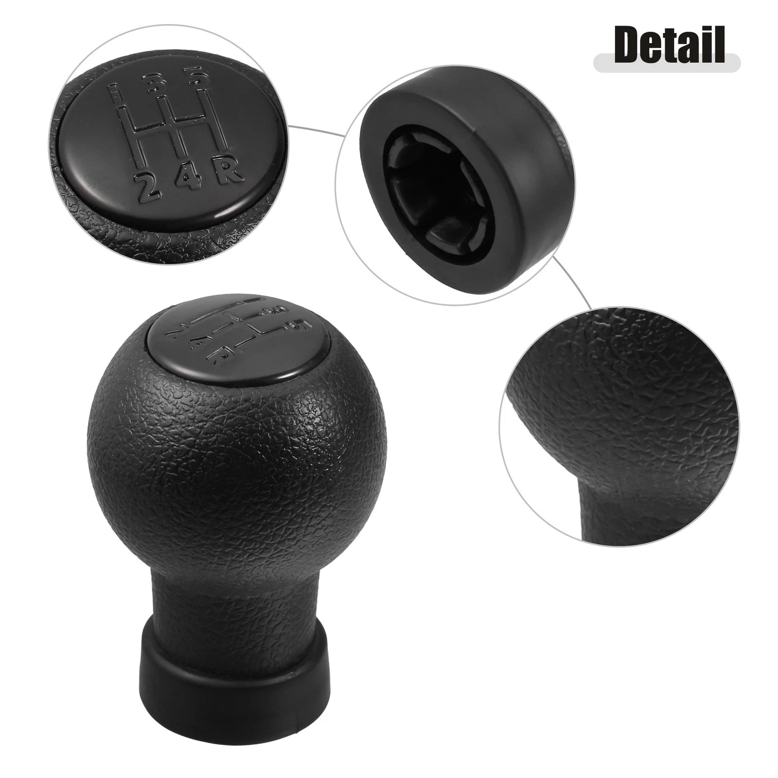 5 Speed Manual Gear Shift Knob for Suzuki Swift (2005–2010) Black