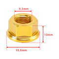 6x Rear Sprocket Nuts M10 Gold for Ducati Panigale V2 V4 V4S 1199 1299 (2012–2024)