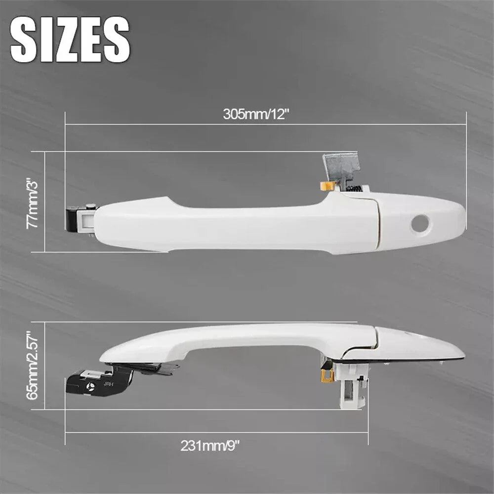 White Front Exterior Door Handle for Honda Civic (2006-2011)