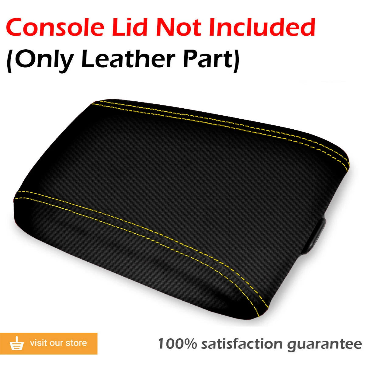 Carbon Fiber Console Lid Armrest Cover for Pontiac GTO (2004–2006)