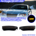2x Sequential Wing Mirror Turn Signal Lamp for Chrysler 300 (2011–2023)