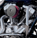 S&S Cycle Air Cleaner Cover Bob Dome Black for Harley Davidson