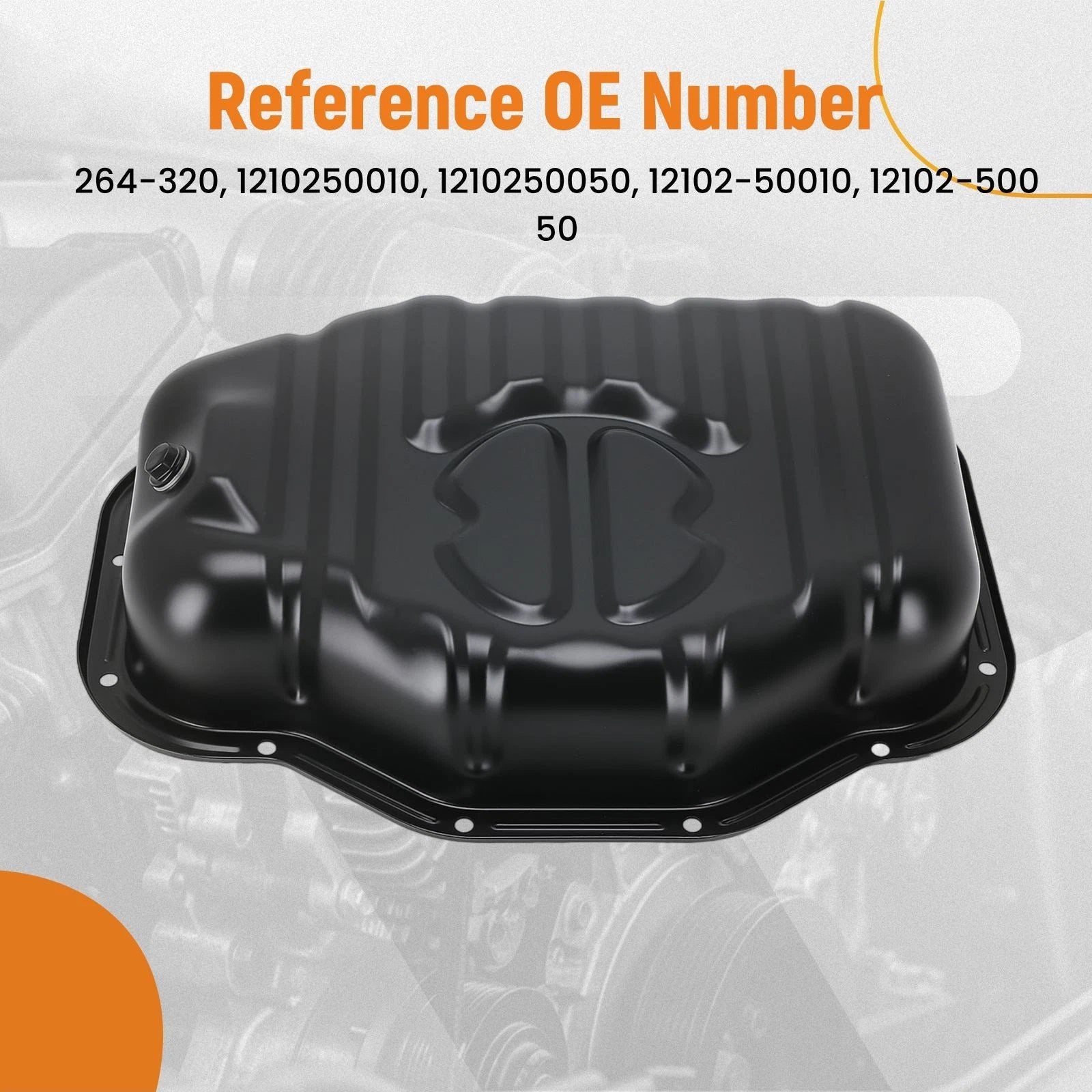 Engine Oil Sump Pan for Lexus LS400 4.0L V8 (1995–2000) Steel Lower
