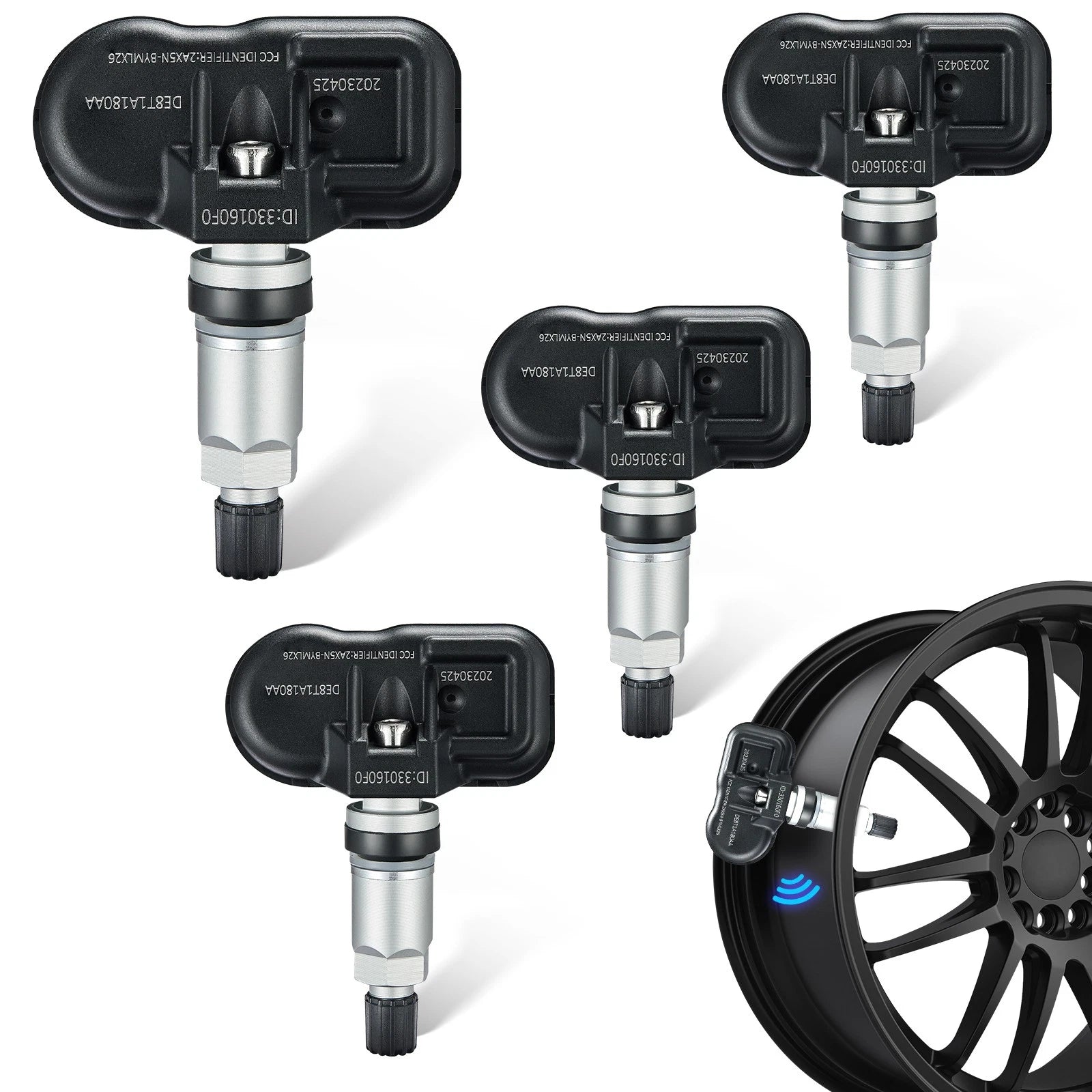 4Pcs TPMS Tire Pressure Sensor for Porsche Cayman (2014–2016) 2.7L