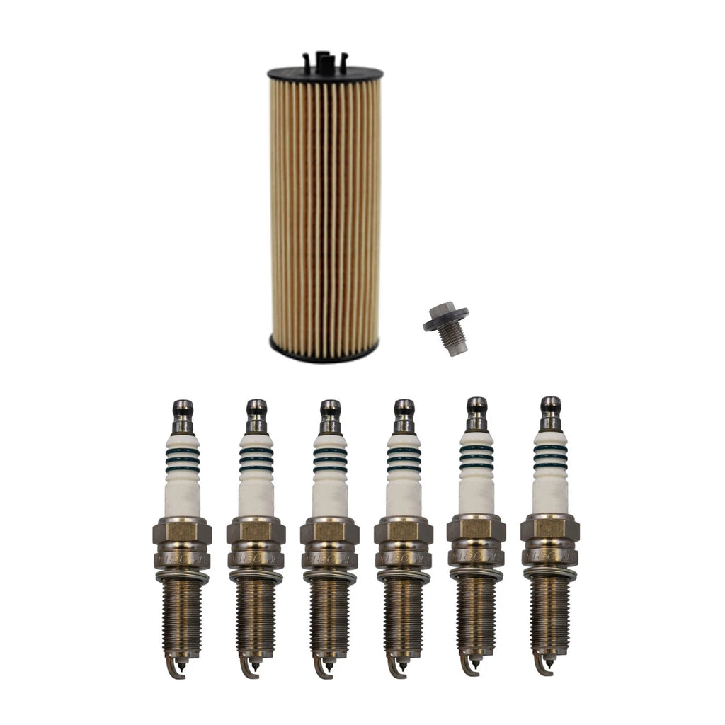Wix Engine Oil Filter & Denso Iridium Spark Plugs Kit for Grand Cherokee (2011–2021)