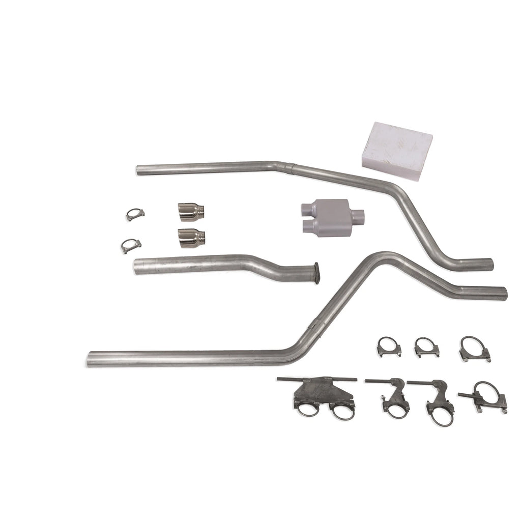 2.5" Dual Exhaust 1 Chamber Muffler DBW T for Dodge Ram 1500 (2019–2025)