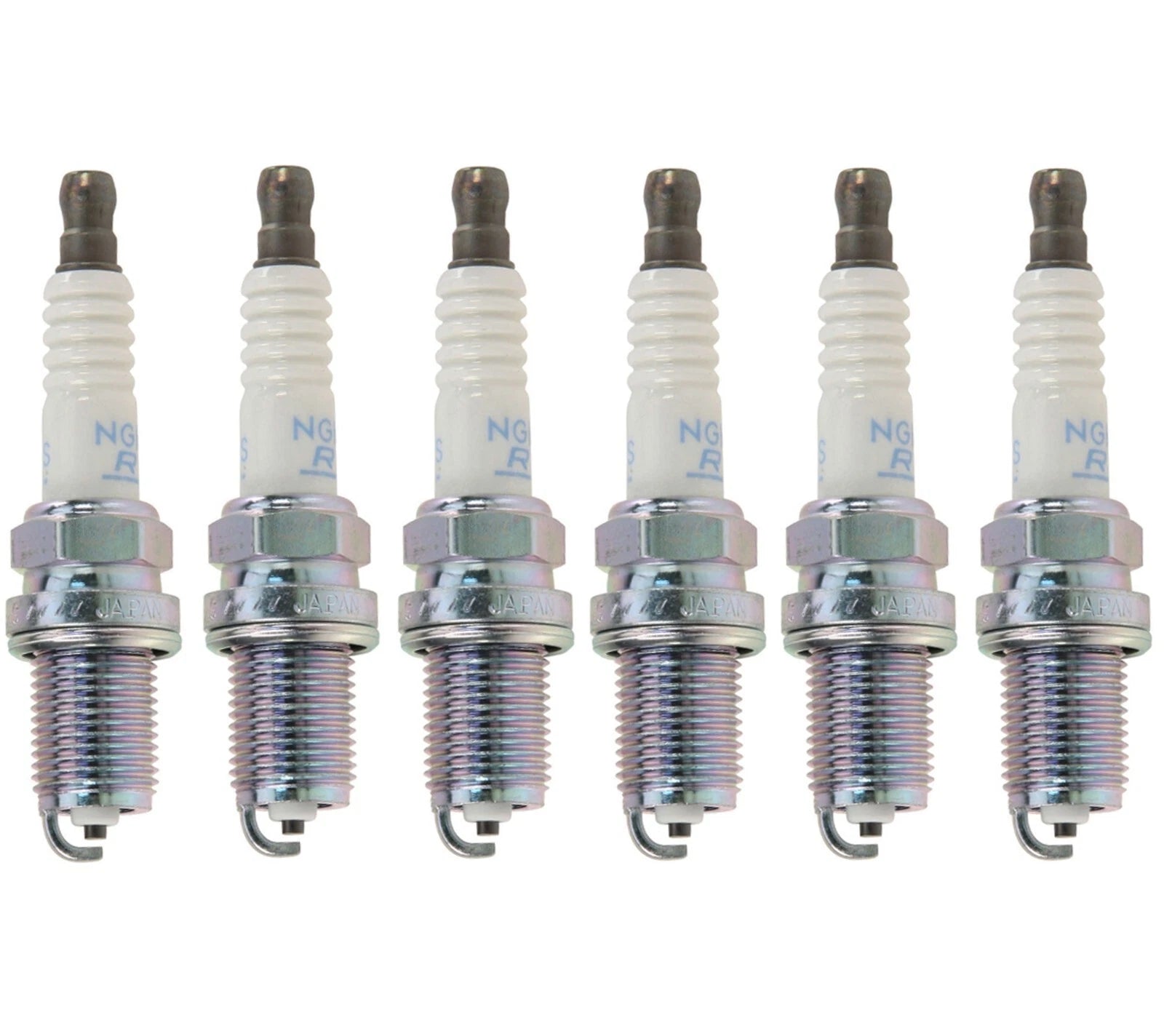 Set of 6 NGK Spark Plugs Standard Nickel for Jaguar Jeep Lexus MB Nissan Toyota
