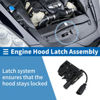 Hood Latch Assembly for Audi Q3 (2011–2018) No. 8U0823509/8U0823509A
