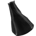 Leather Manual Shift Boot for Chevrolet Cobalt (2005–2010) White Stitch