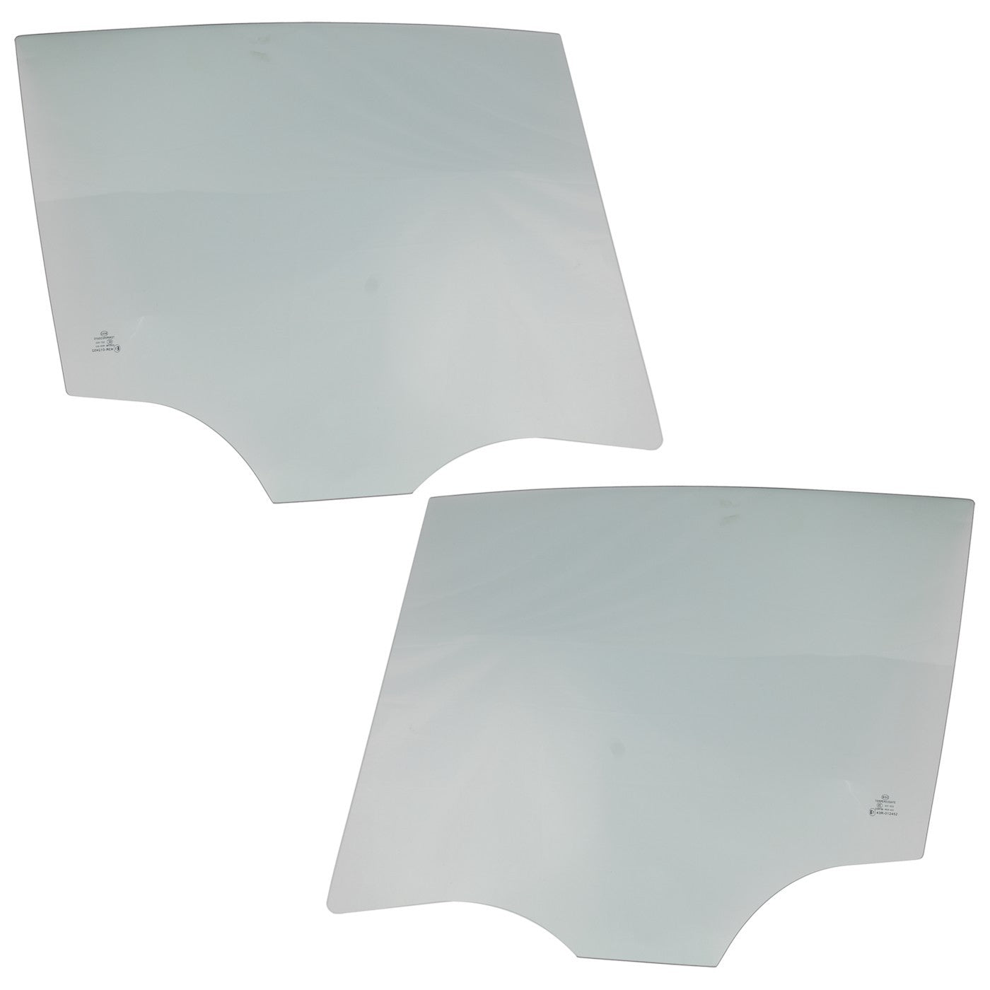Set of 2 Front Door Glasses for Jeep Renegade