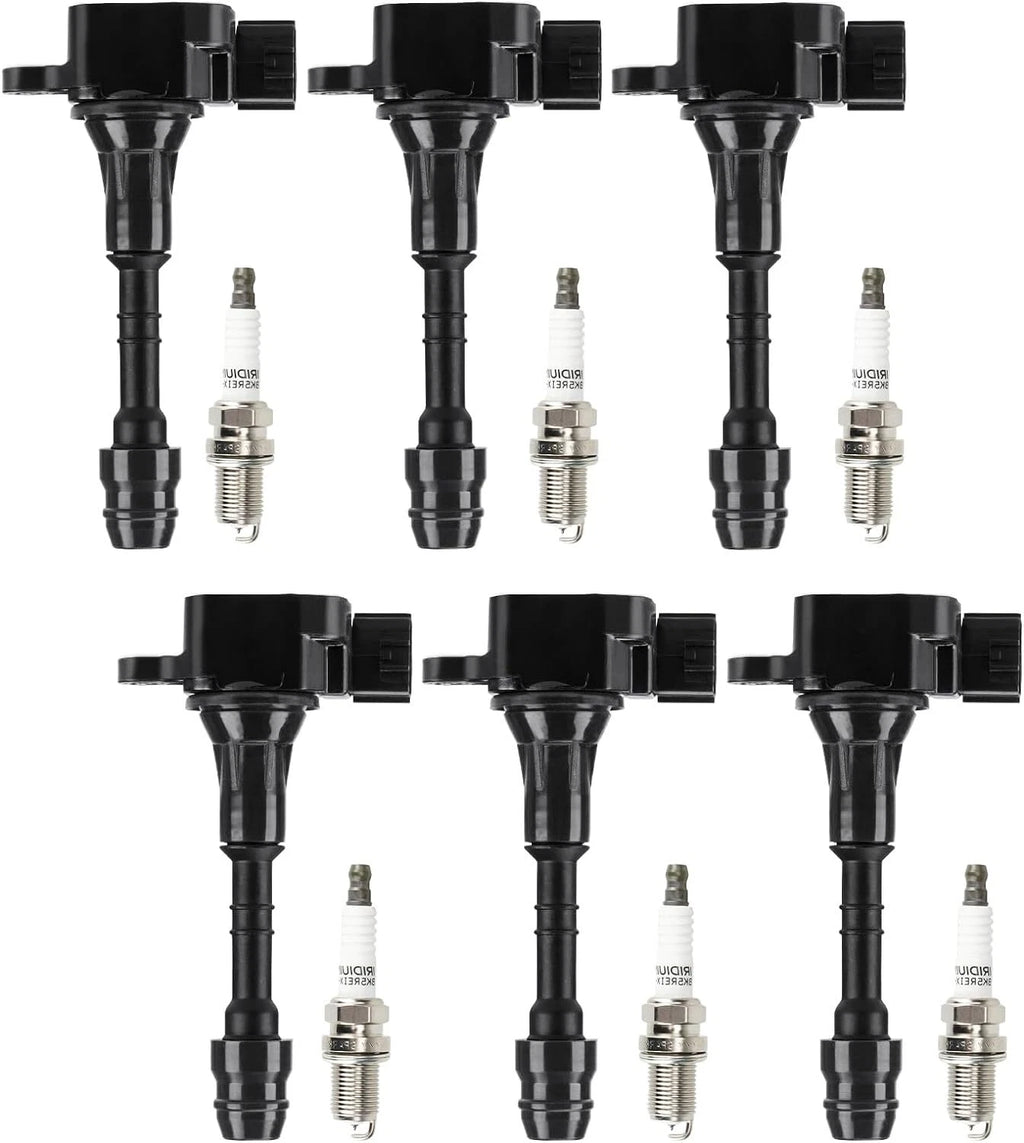 Ignition Coil Pack & Spark Plugs for Nissan Murano Altima Maxima (2004–2008)