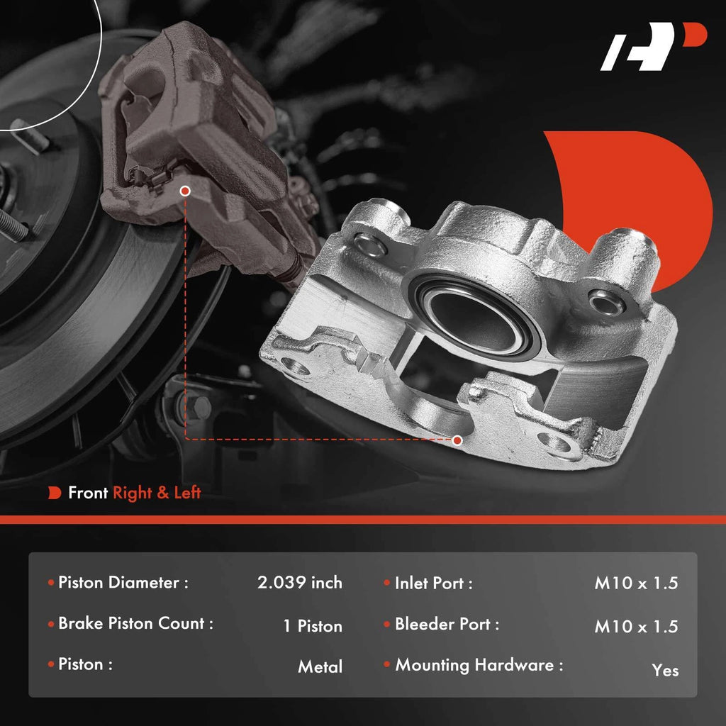 Front Disc Brake Caliper for Chevy Chevette Pontiac Acadian T1000 (1973–1977)