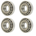 Set of 4 Trailer Wheel Hub Bearings LM11949 LM11910 0.75'' x 1.781''