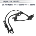 ABS Wheel Speed Sensor No. 89543-33070 for Toyota Camry (2002–2006) 1 Pc Front Left