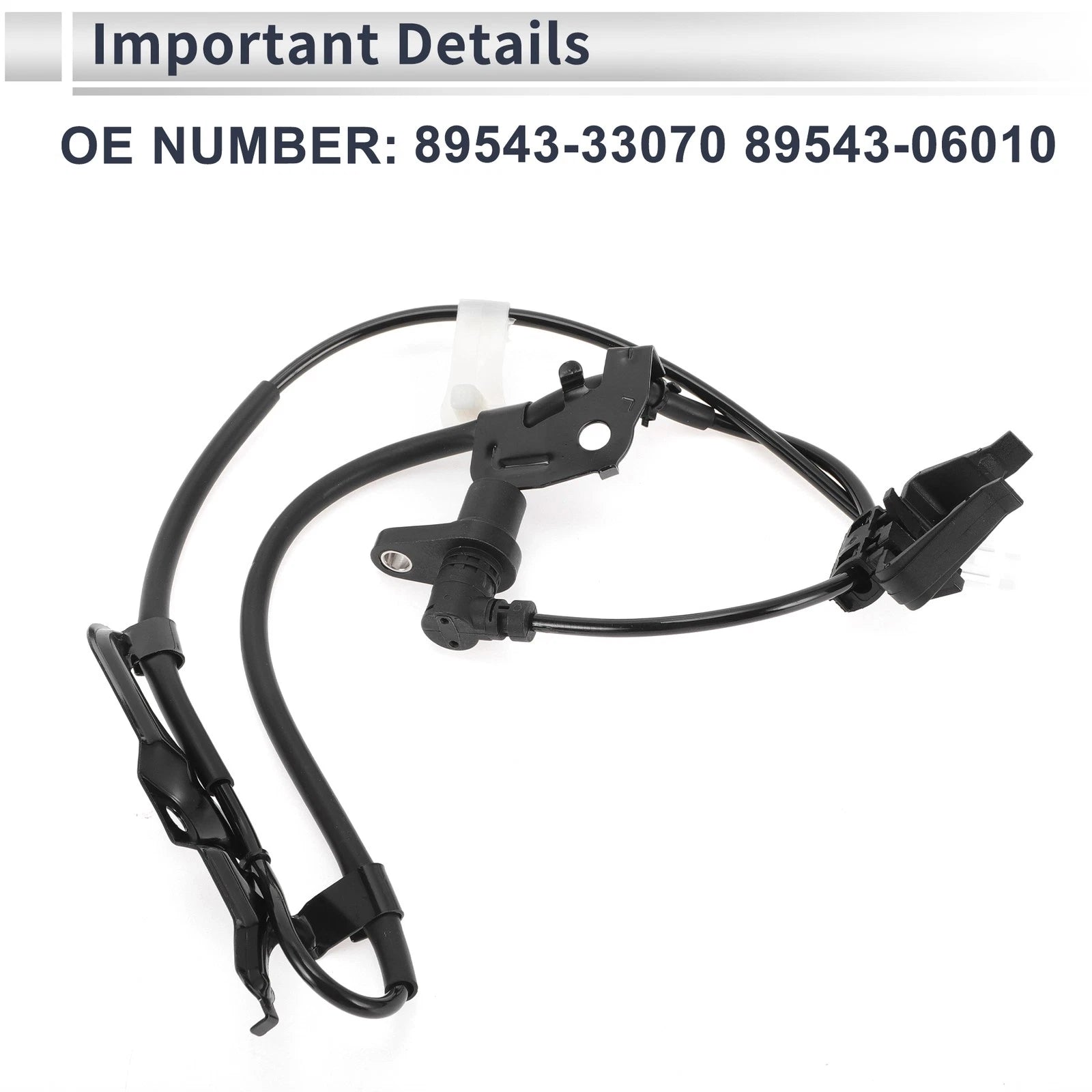 ABS Wheel Speed Sensor No. 89543-33070 for Toyota Camry (2002–2006) 1 Pc Front Left