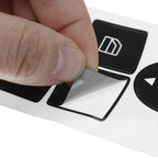 Black Window Switch Button Sticker Decal for Mercedes Benz (2007–2014)