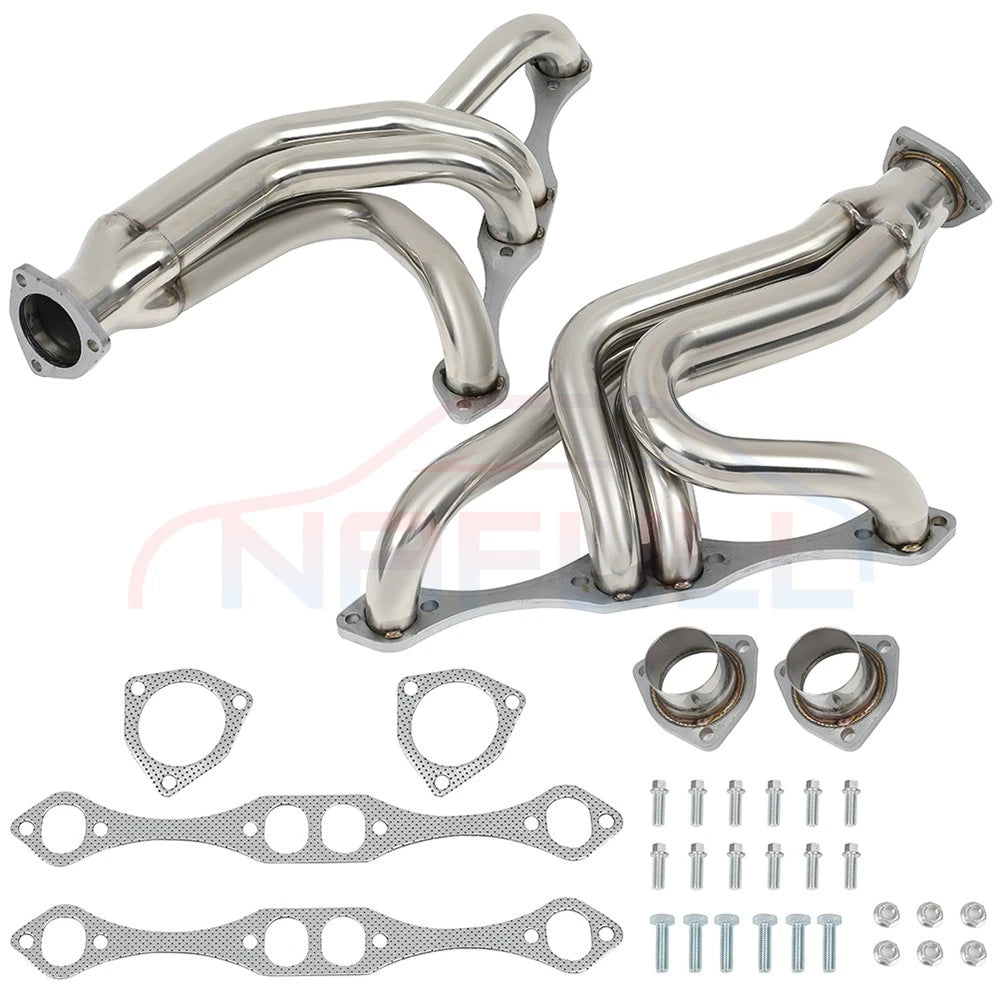 Exhaust Headers for 1955-1957 Small Block Chevy Car 150 210 Bel Air V8 4.6 Stainless