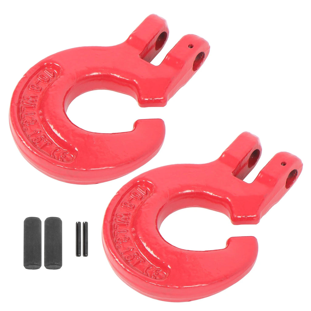 Set of 2 G80 Logging Chain Choker Hooks 6900Lbs Working Load Limit
