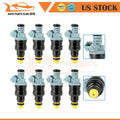 Set of 8 Fuel Injectors for Ford Mustang 5.0L (1993–1996) & F-350 7.5L (1991–1997)