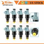 Set of 8 Fuel Injectors for Ford Mustang 5.0L (1993–1996) & F-350 7.5L (1991–1997)