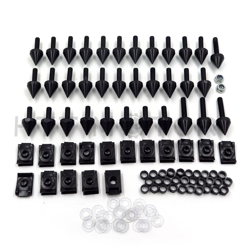Aluminum Fairing Bolts Kit for Yamaha YZF R1 (2004–2006) - Black