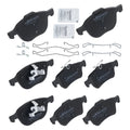 8pcs Ceramic Brake Pads Kit for Volvo C30 C70 S40 V50 (2004–2013) D1044