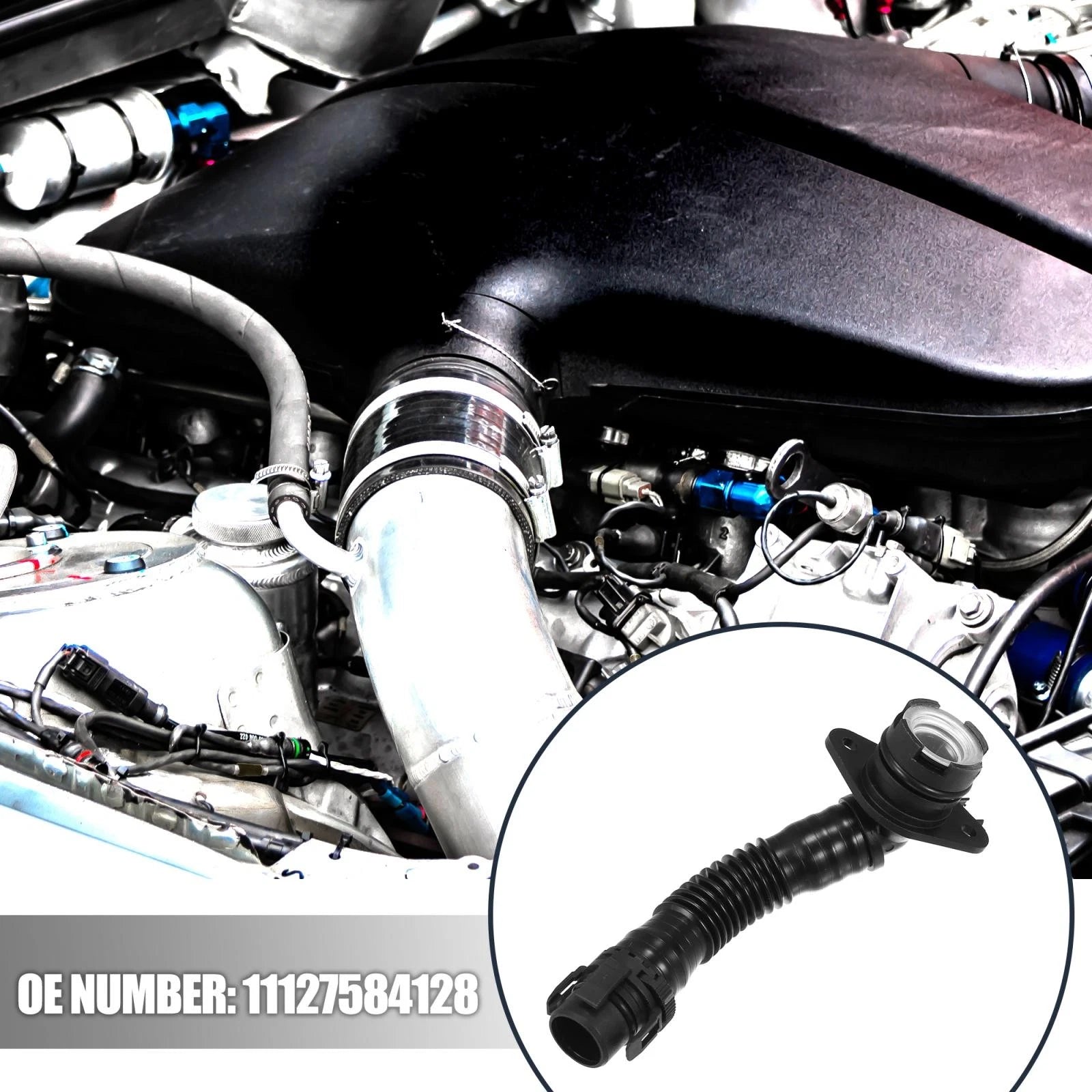 Crankcase Vent Hose for BMW X3 X5 X6 (2011–2017) 11127584128