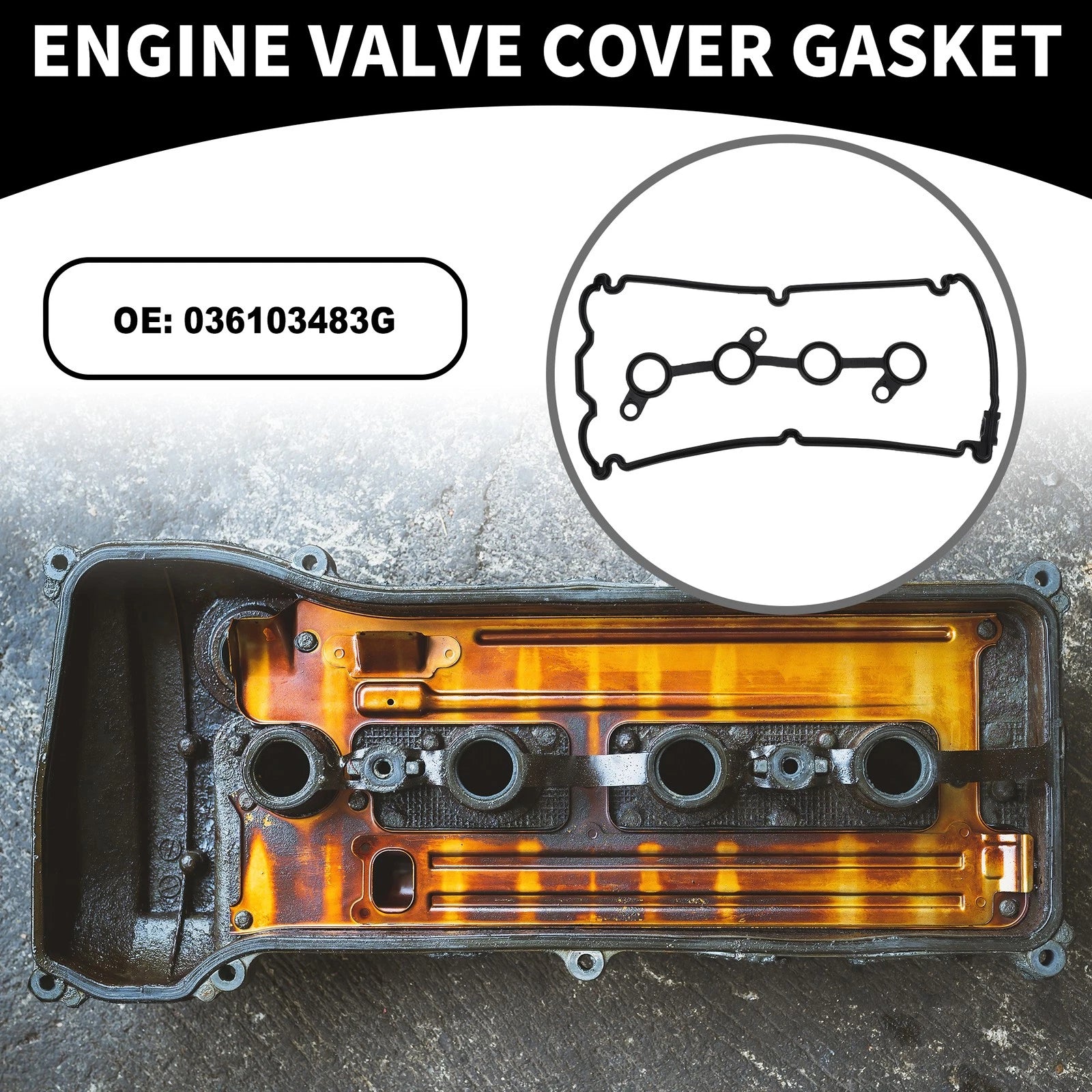 Valve Cover Gasket No. 036103483G for Volkswagen Polo (1996–1999)