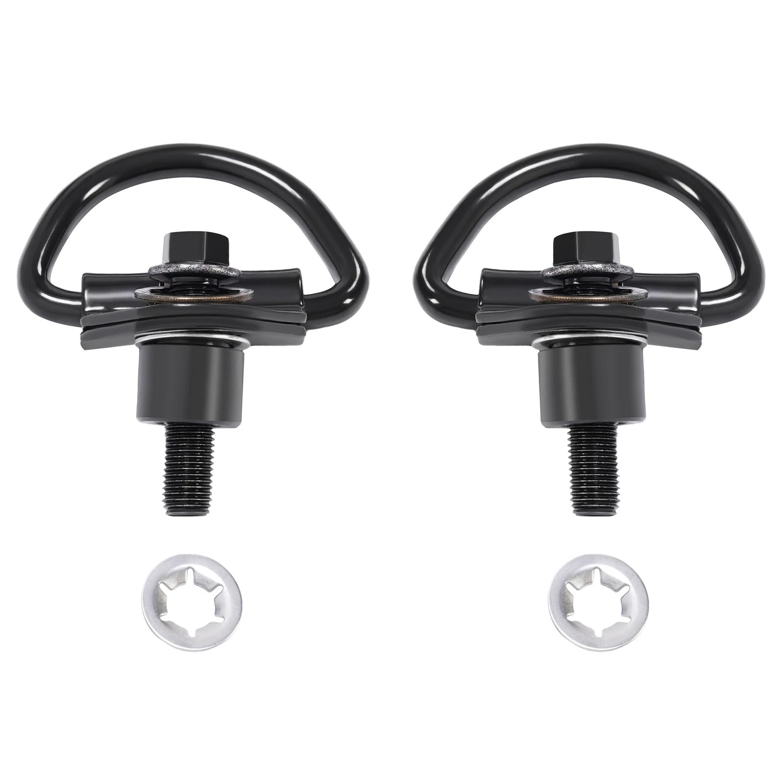 2X D-Rings Rear Cargo Tie Down Hooks for Ford Transit 150 250 350 (2015–2023)