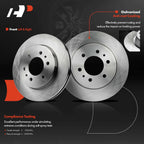Front Disc Brake Rotors & Ceramic Pads for Ford F-150 (2009)