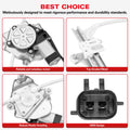 Rear Right Passenger Power Window Regulator with Motor for Jeep Liberty (2002–2007)
