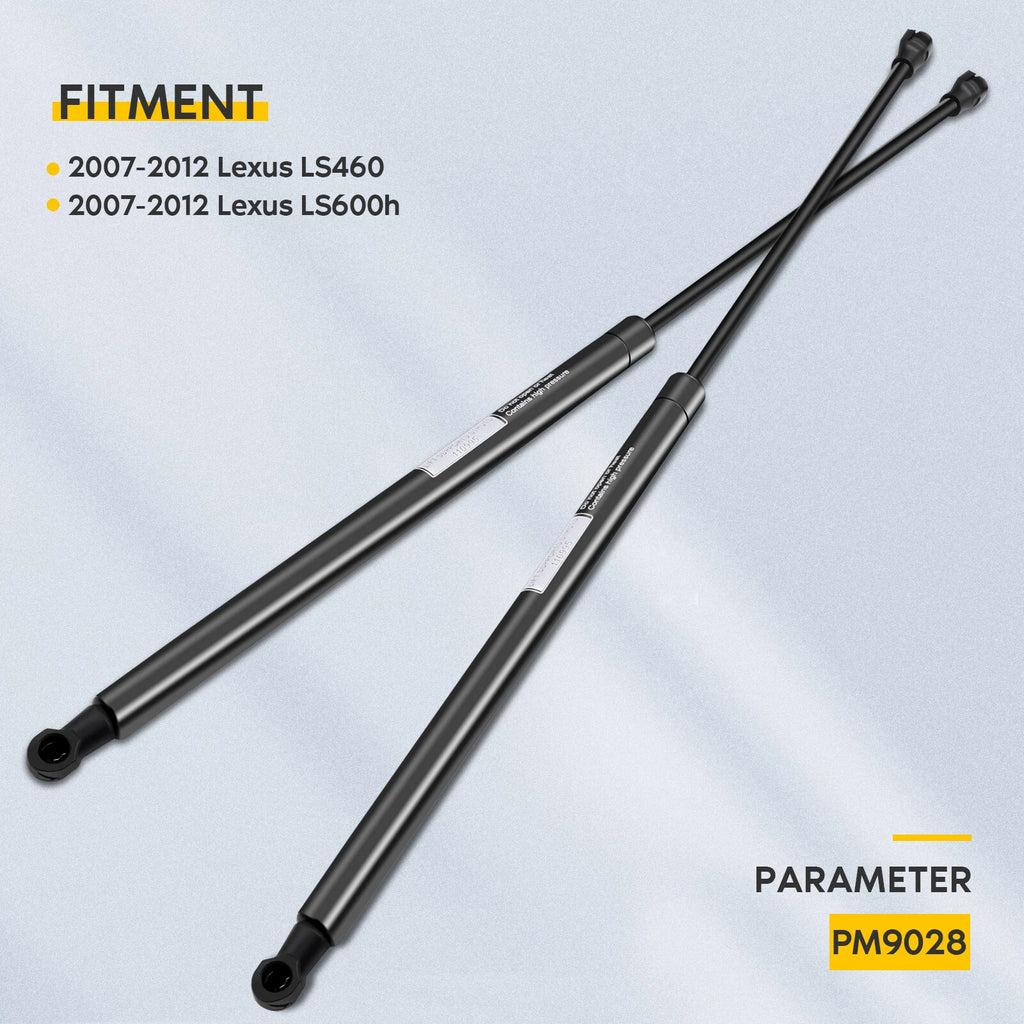 2X Front Hood Lift Support Struts for Lexus LS460 LS600 (2007–2012)