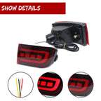 Set of 2 LED Rear Bumper Reflector Brake Lights for Toyota 4Runner (2003–2005)