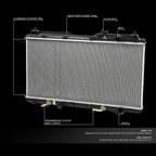 Replacement Radiator for Honda CR-V EX LX SE 2.0L (1997–2001) 2051